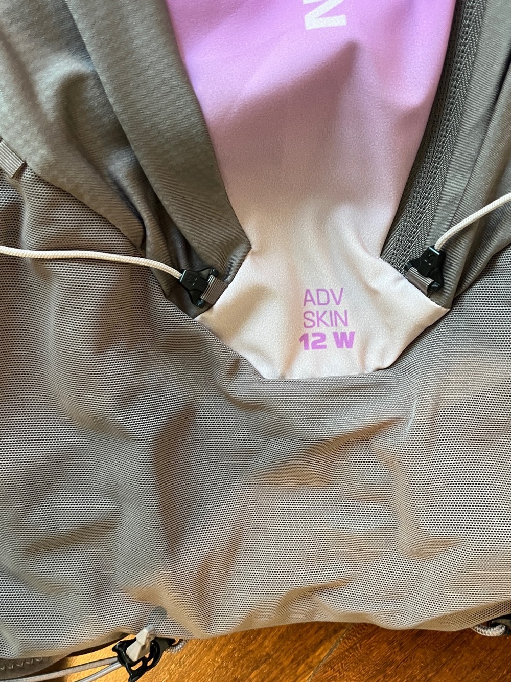 Salomon ADV Skin 12W Running Vest - Taupe/Orchid - Picture 4 of 5